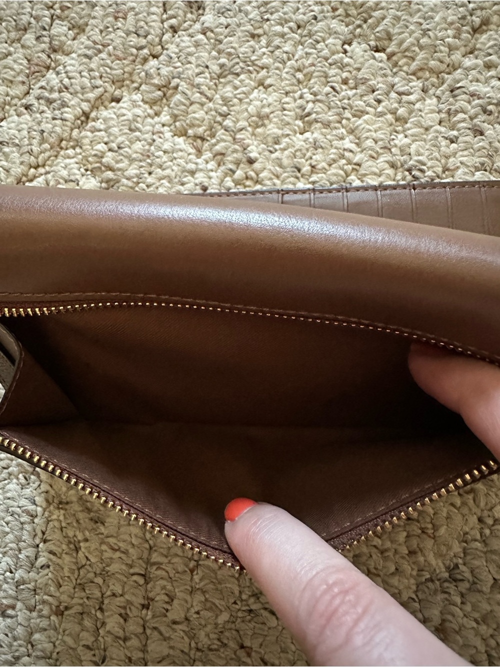 Coach Slim Trifold Wallet in Signature Canvas - Picture 8 of 10